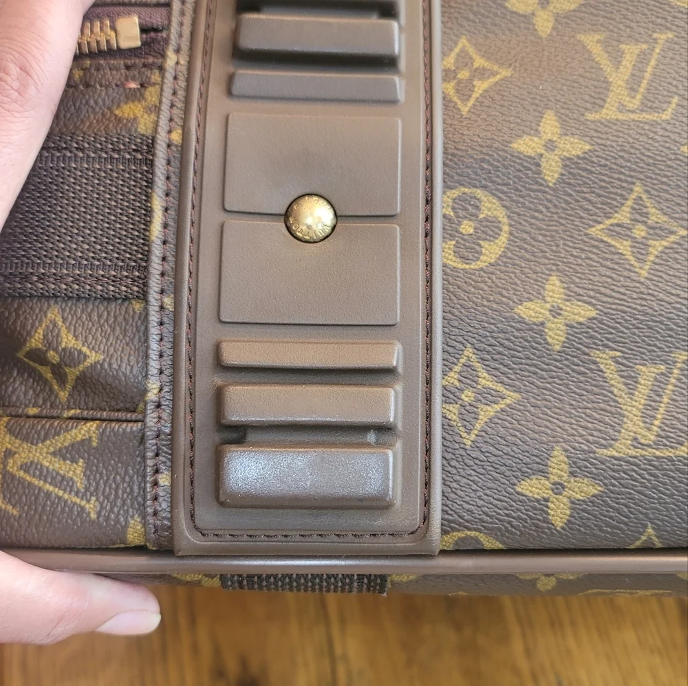 Louis Vuitton Monogram Satellite 53 Suitcase Luggage With Strap/Accessor…